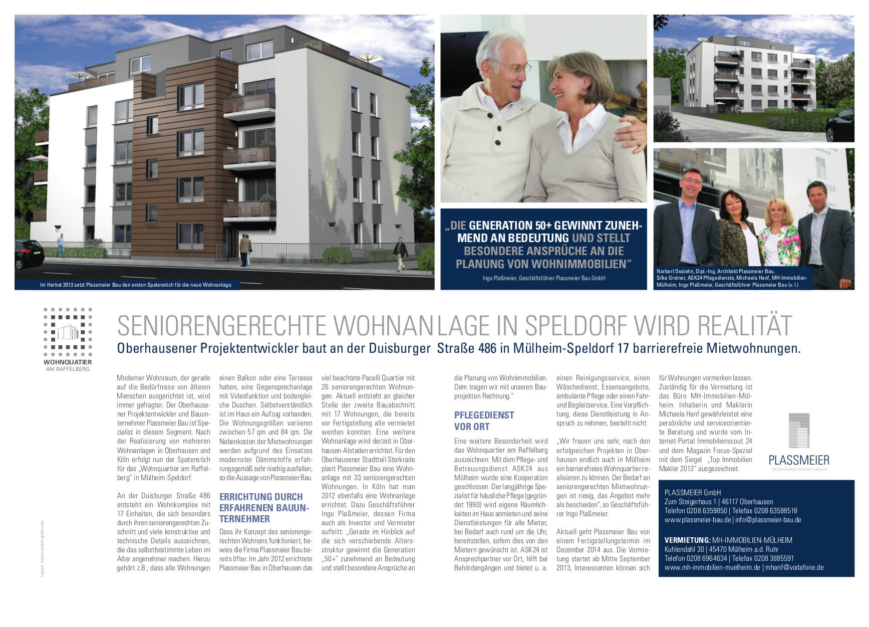 Der Broicher Blickpunkt – Wohnquartier am Raffelberg