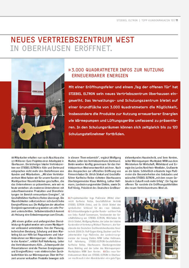 Kundenmagazin Tipp – Stiebel Eltron